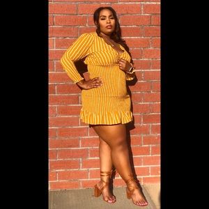 Long sleeve mini dress